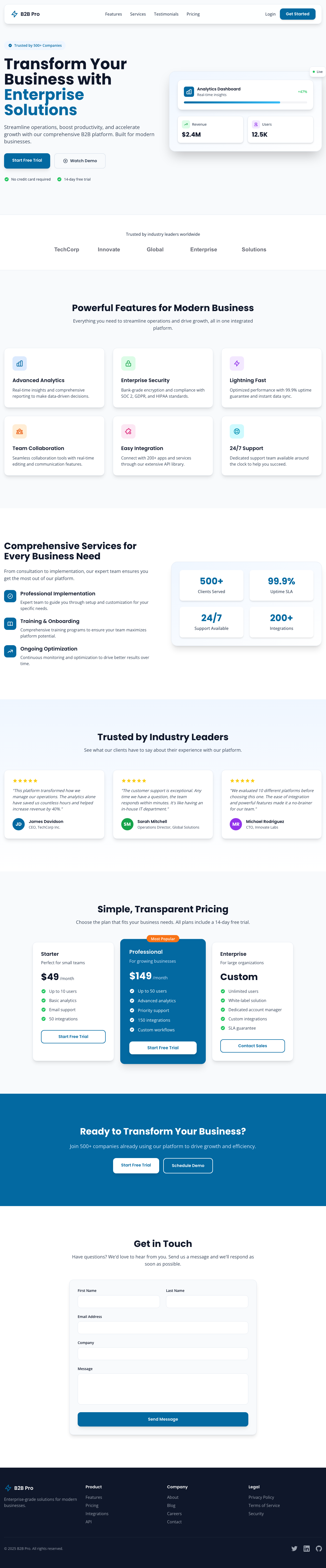 B2b Service