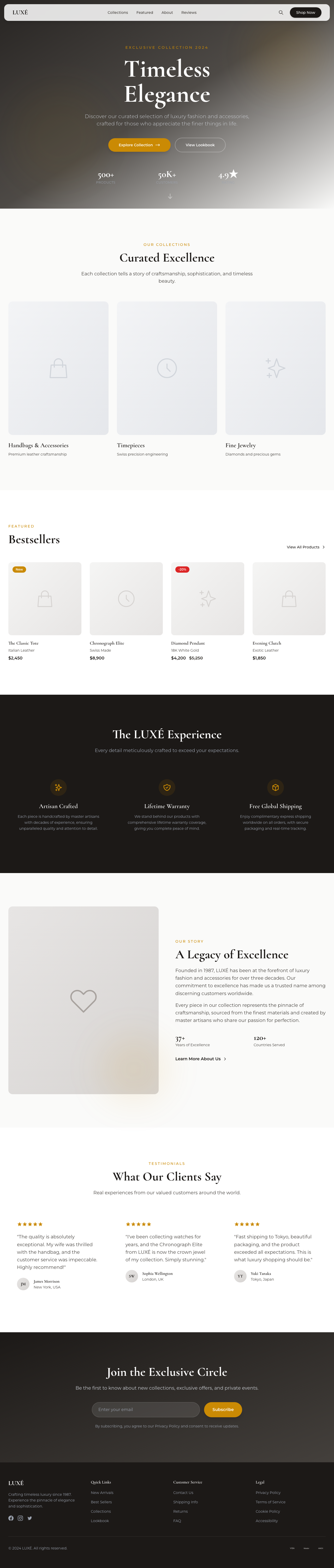 Ecommerce Luxury